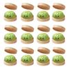 Светящаяся в темноте булочка, игрушка-сквиш, светодиодная, снимающая стресс, фиджет, сенсорная игрушка для взрослых и детей, милый декор для стола, подарок
