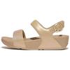 САНДАЛИ LULU, УКРАШЕННЫЕ КРИСТАЛЛАМИ, для Latte см [FITFLOP] ЗАДНИЙ РЕМЕШОК женские, Бежевый, 25.0
