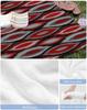 Beach Towel Modern Diamond Pattern Bath Pool Towels Red Geometric Lines Soft Absorbent Lightweight Large Quick Dry Swim Towels