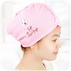 HOT Microfiber Solid Quickly Dry Hair Hat Hair Turban Women Girls Ladies Cap Bathing Drying Towel Head Wrap Hat Rabbit Bathroom