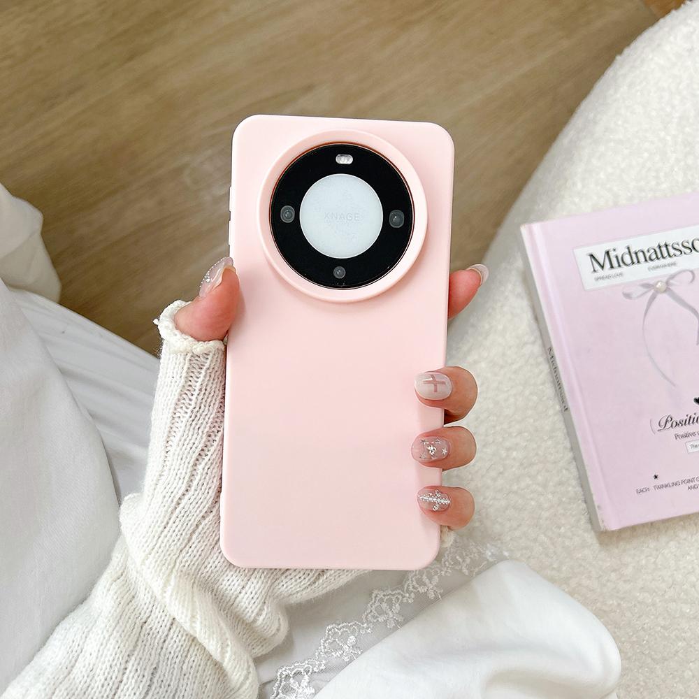 Прекрасный матовый чехол конфетного цвета макарон для Huawei Mate 70 60 50 Pura 80 70 Nova 14 13 12 Pro Plus Pro+ силиконовый мягкий квадратный чехол