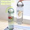 500ML Water Bottle with Scale Portable Handle Large Capacity Leak-proof Men Women Travel