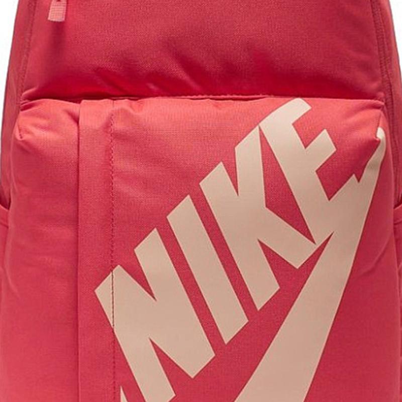 Nike Большой логотип Студенческий полиэстеровый рюкзак Женский рюкзак Малиново-красный CK0944-850