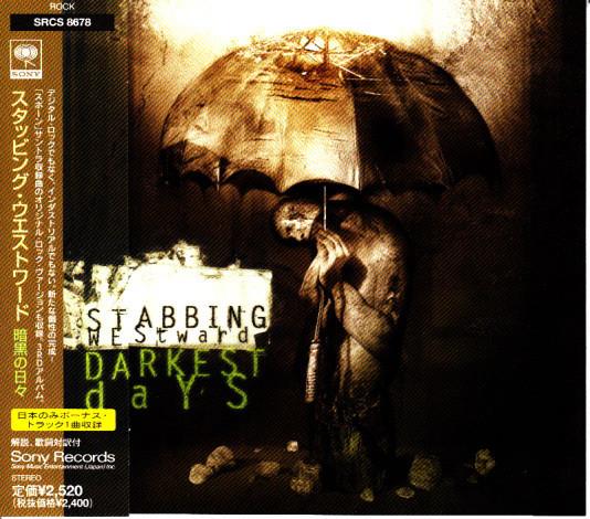 CD STABBING WESTWARD - Darkest Days SRCS8678 SONY 1998 Japan Rock Used