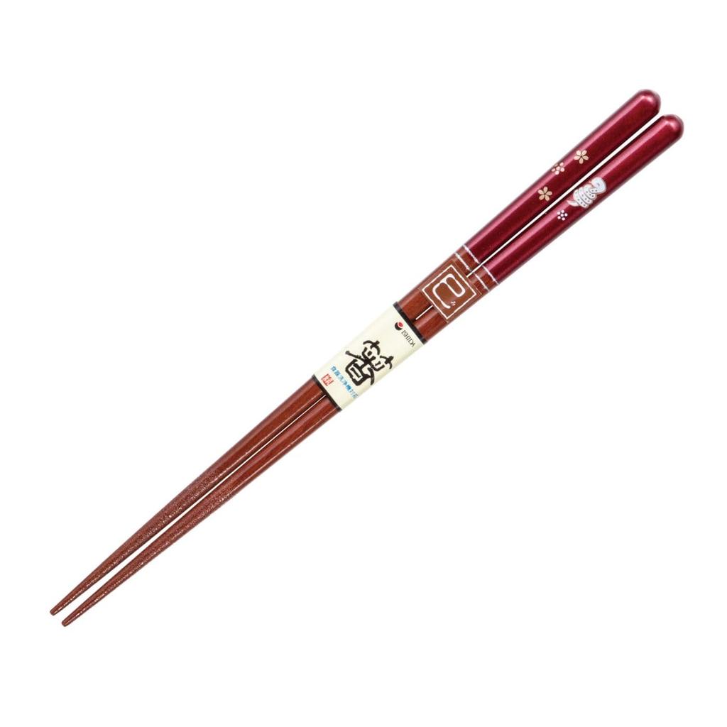 Happy Set of Made of Dishwasher Made in PID7526 J-kitchens Chopsticks, 5, Wood, Safe, Japan,