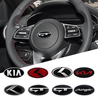 Наклейка-значок на центр руля автомобиля для Sportage 3 Rio K2 Ceed Carnival Picanto Soul EV6 Forte Seltos Sorento