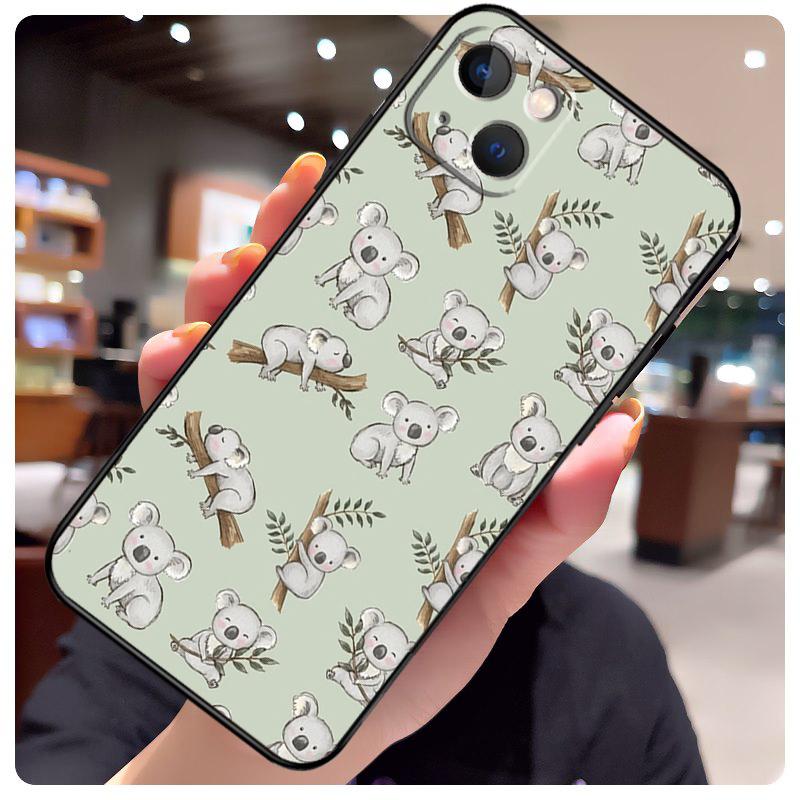 Мультяшный Чехол Животное Коала Для iPhone 13 Pro Max 16 15 11 12 14 17 Pro Max mini 15 16 Plus 16e 17 Air Чехол для Телефона