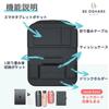 Be Oshare Car Seatback Pocket with Folding Waterproof and Large PU Japanese Instructions Included Table, Multi-Function Storage, Stain-Resistant,