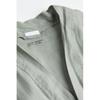 H&M Стираная льняная ночная рубашка Шалфейно-зеленый