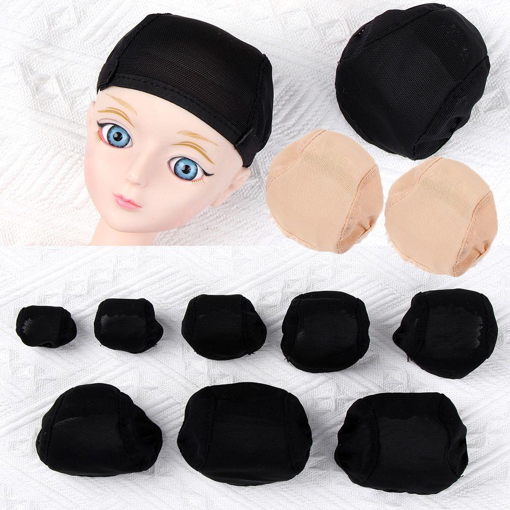 Multi-sizes Doll DIY Accessories 1/3 1/4 1/6 Fixed Hair Hairnet Net Head Headgear Non-slip Hat Cap
