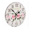 Vintage Mdf Wall Clock With Quartz Movement For Living Room Decor