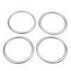 4PCS ABS Chrome Car Door Speaker Ring Cover Trim for X1 F48 2016 2018