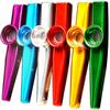 Kazoo Musical Instrument, 6-Color Set, Accompaniment Instrument, Aluminum Alloy, Easy To Learn (6-Color Set)