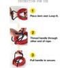 1/2/3Pcs Versatile Storage Strap with Handle- Ideal Organizer for Hoses, Cords-Multipurpose Home, Garage, Boat, RV Accessory