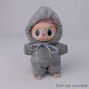 For 17cm Labubu Doll Clothes Fashion Clothes Hoodies Doll Clothes Color Match Hoodies Dolls Accessories Cute Decoration Little Cloths