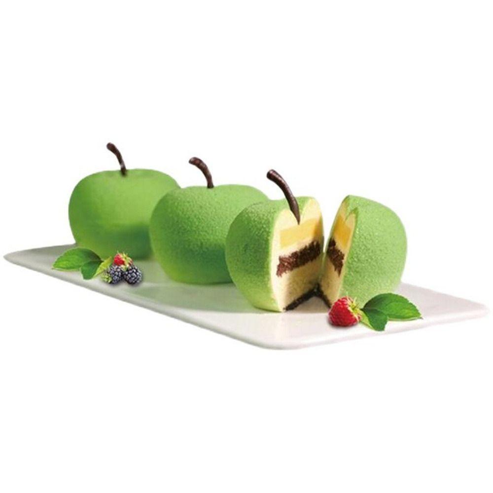 8/15 Cavity Pudding Mold Heat Resistant Baking Mold Portable Apple Silicone Mold Chocolate
