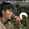 Аварийный свисток для выживания, светодиодный светильник, компас, термометр, портативный, легкий, многофункциональный