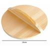 Yamako Drop Lid, 14cm Diameter, 82559, Natural Wood