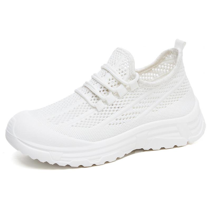 Обувь женская летняя новая дышащая повседневная женская обувь мягкая подошва не устают ноги прохладная сетчатая обувь уличная платформа обувь для мамы