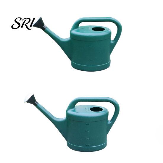 Ergonomic Watering Can Long Spout Plastic with Handle 3L Durable 5L Pot Removable Sprinkler Head for Indoor Outdoor Gardening Large Capacity