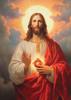 Христианский Иисус с Овцами и Девой Марией Постер Холст Картина Печать Католическое Настенное Искусство с Библейским Стихом для Фермерского Дома D