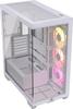 CORSAIR iCUE LINK 3500X RGB Tempered Glass Mid Tower PC Case White CC-9011281-WW