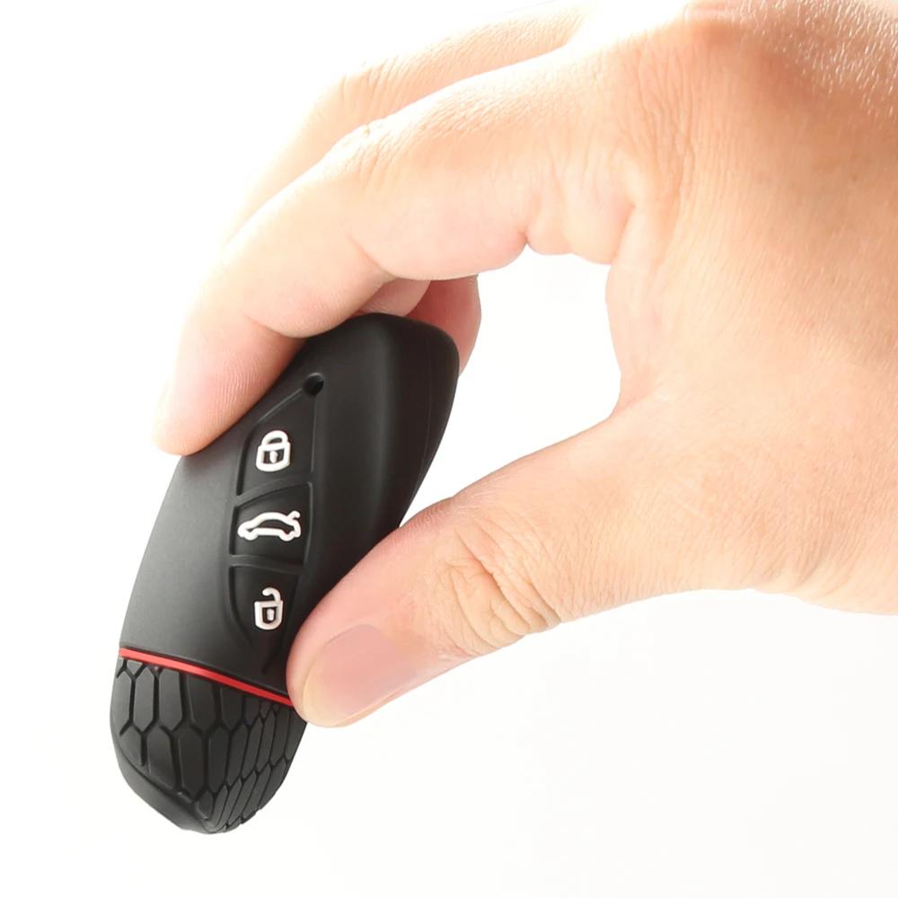 Чехол для ключей для VW Golf 7 GTI POLO T-Cross T-Roc Touran Tiguan Skoda Octavia Rapid kodiaq Fabia Seat Ibiza leon Ateca Arona
