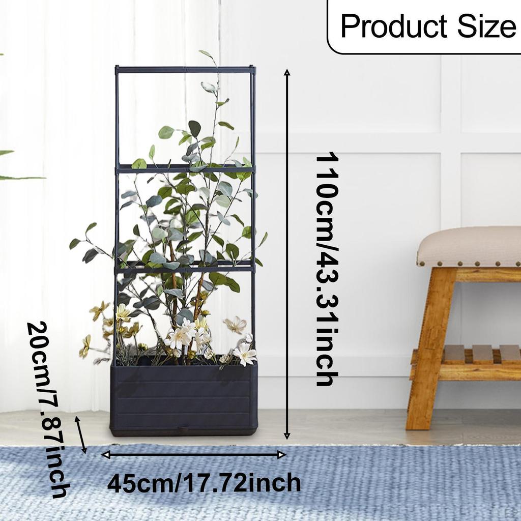 Ящик для рассады с решетчатым горшком для растений, прямоугольная самополивающаяся приподнятая грядка для томатов