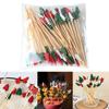 Christmas Food Picks Cake Forks Cocktail Fruit Sticks for Cheese Pastry