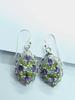 Natural Garnet 925 Sterling Silver Earrings: Statement Jewelry