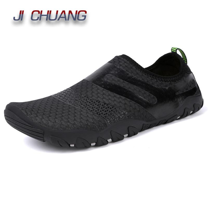 Горячая Распродажа Широкий Носок Мужские Обувь для Воды Антискользящие Пляжные Сандалии Река Море Минималистичные Аквашузы для Мужчин Обувь для Плавания