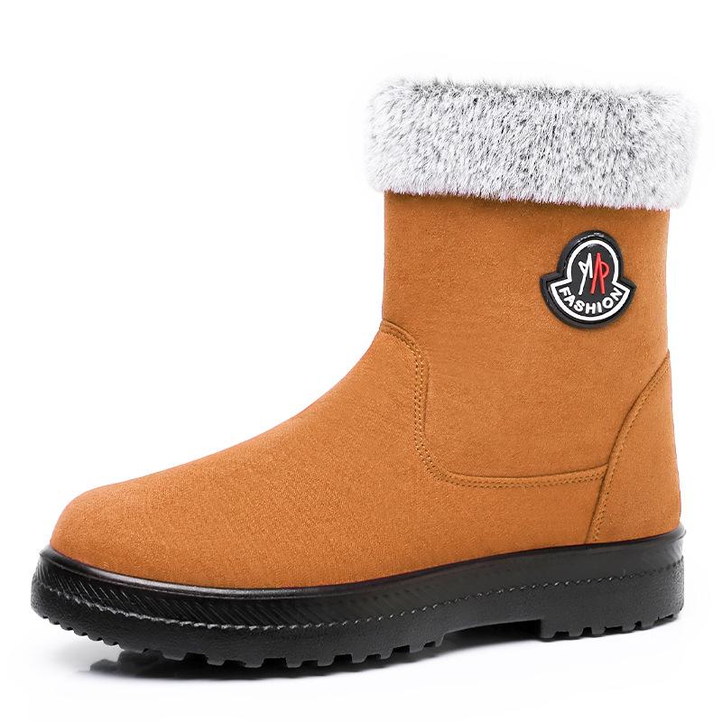 Хлопковая обувь, Зимние ботинки, Женские ботинки, Утепленные хлопковые ботинки, Теплые высокие ботинки