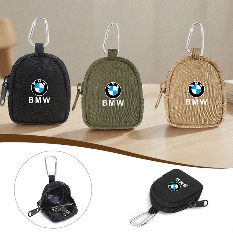 Portable Car Emblem Mini Wallet Bank Card Coin Purses For BMW X1 X3 X5 X6 1 2 3 5 7 Series F15 F16 F20 F22 F30 F32 G30 Sticker GWJDH1
