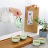 Tea Sets Teapot Teacup Solid Color With Ceramics Heat-resistant Simple For Hot Water Tea Gift Travel Drinking Utensils