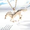 Women Animals Silver/Gold Jewelry Pendant Pony Necklace Horse Necklace Necklace