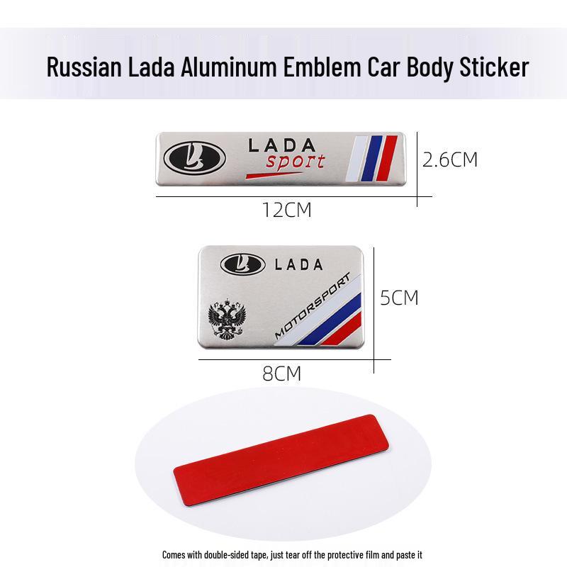 Автомобильные наклейки и металлические логотипы LADA для украшения и скрытия царапин