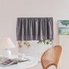 Сплошной цвет, полуобрезанная короткая занавеска, кофейная занавеска, кухонная перегородка без перфорации, затемняющая занавеска, готовая продукция