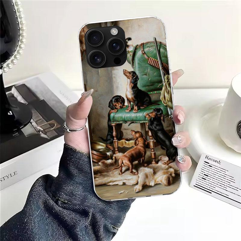 Hunter Dog Hunting Soft Phone Case For IPhone 11 17 Air 16E 16 Pro Max 15 + 14 Plus 13 Mini 12 Apple 7 SE 8 Fundas Coque 11 17 A