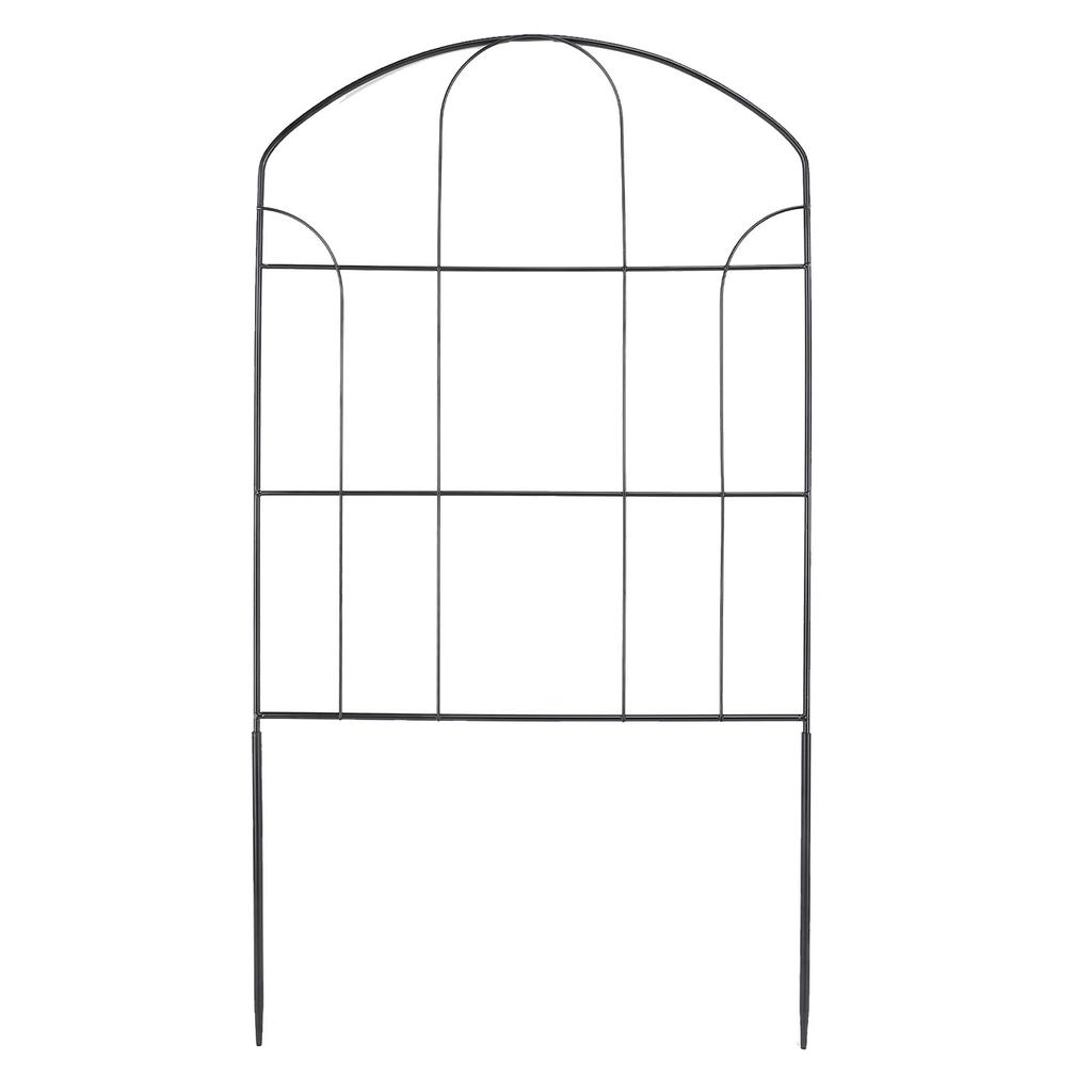 Декоративный садовый забор Арочный забор Бордюр Железная металлическая проволока Панельный забор Собака Кролики Земляные колья Fe