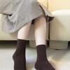 SNOOZY Lambswool Gradient Socks - Brown