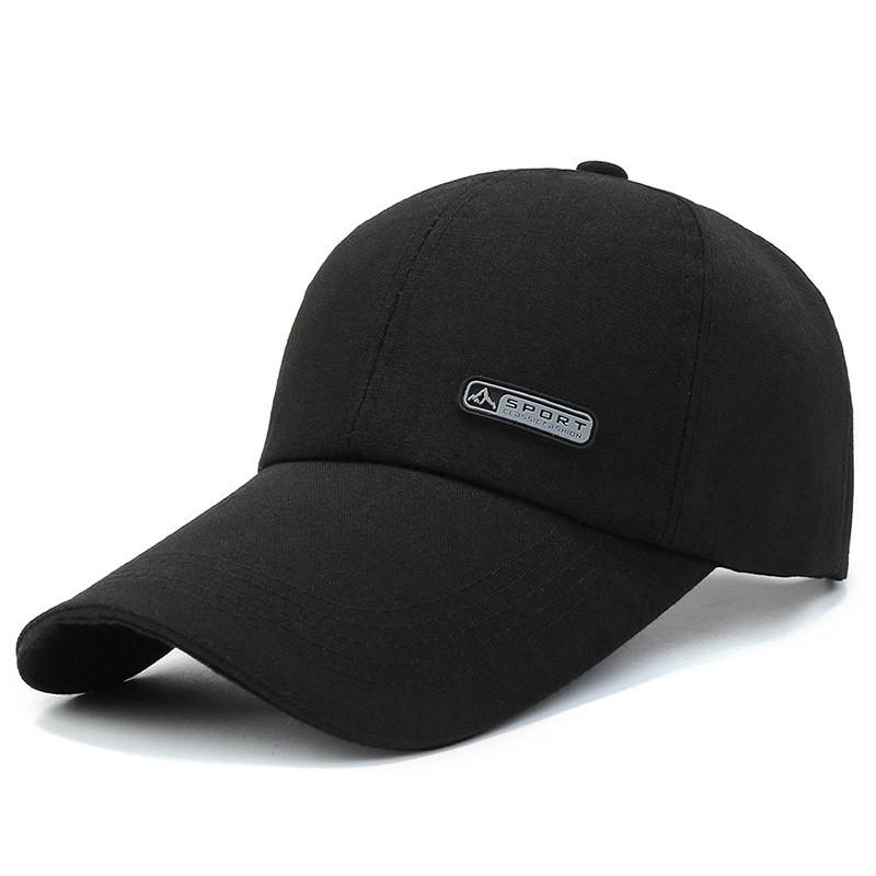 Summer Baseball Cap For Men Stylish Cotton Breathable Sun Protection Outdoor Headwear