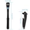 Electric Back Hair Shaver Detachable Men Hair Trimmer With Foldable Long Handle Pain-Free Hair Razor for Body Leg Hair Removal