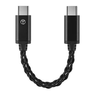 Trn To Type C To Type C DAC Amp Upgrade Cable Hifi Adapter Усилитель для наушников 8-жильный посеребренный провод для телефонов Trn Te Pro