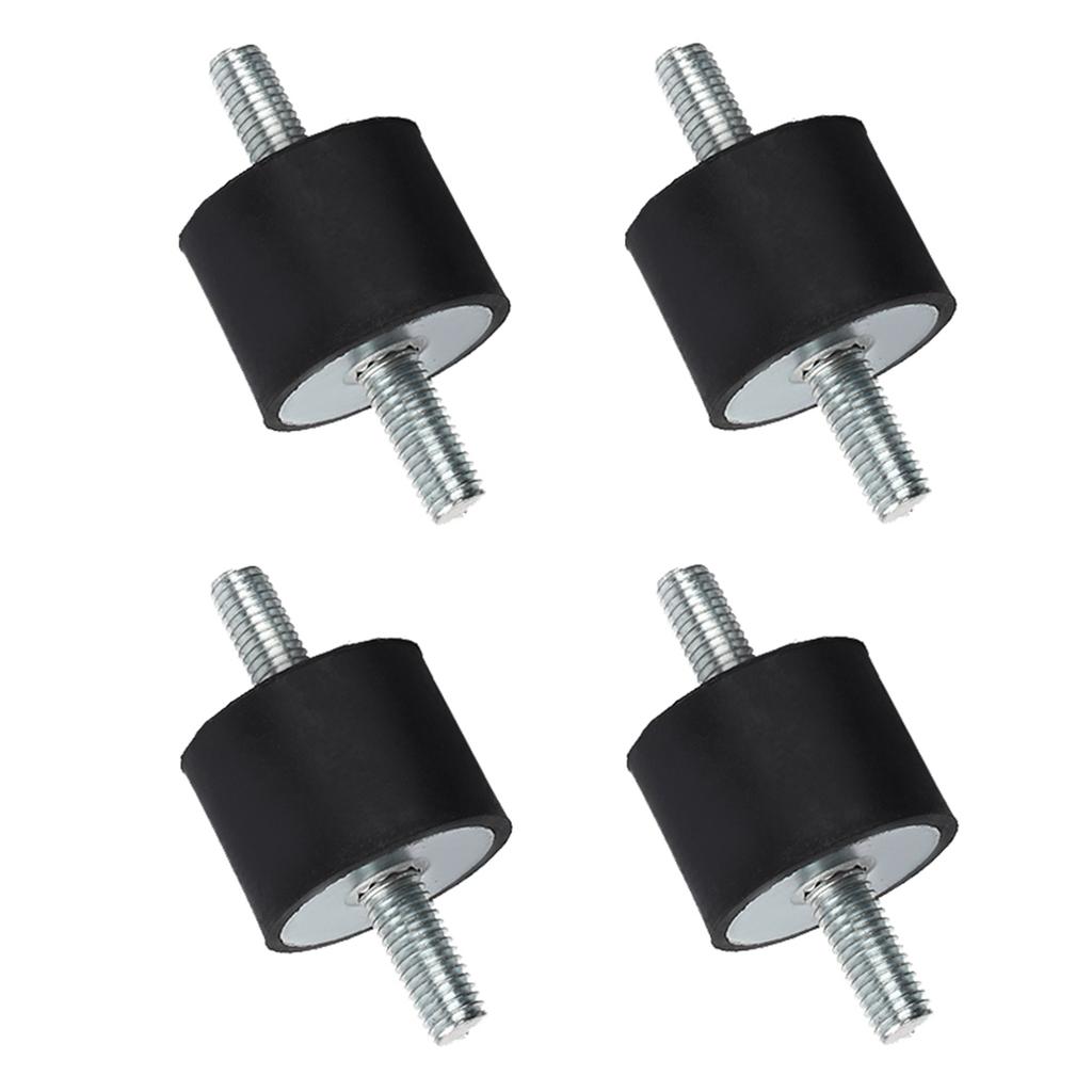 4pcs Rubber Mounts M10 40*30 Rubber Engine Mounts Rubber Anti Vibration Mounts for Compressors, Engines, Pumps, Welding Machines