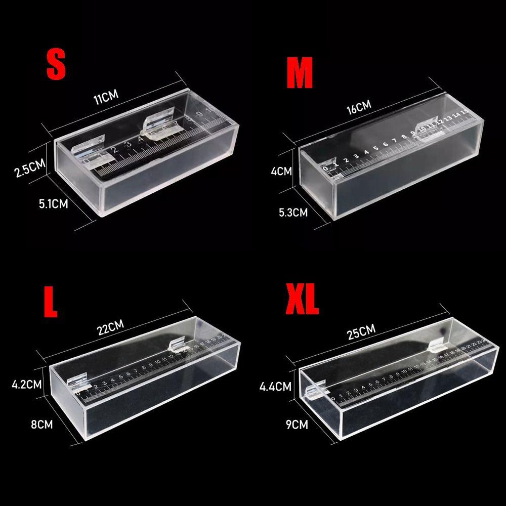 Transparent Fish Viewing Box Micro Landscape Mini Desktop Goldfish Bowl Dustproof Broken Resistant Fish Breeding Tanks