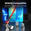 Магнитный зарядный USB-кабель из 3 2 м Micro USB Кабель Micro USB 2 м, 3-в-1 [Набор (1м + + 3м)] Вращение на 360° + 180°, Магнитный, Пыленепроницаемый,