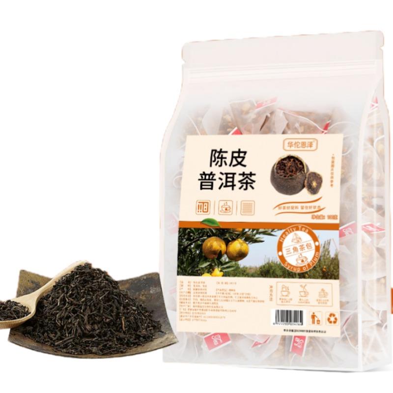 Чай Чэнь Пи Пуэр 25 упаковок Чай Пуэр Здоровье Чайный пакетик Настойный чай 100г/пакет
