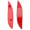 1 Pair Rear Bumper Reflector Light Lens For Renault Megane MK3 Fluence 2009-2016