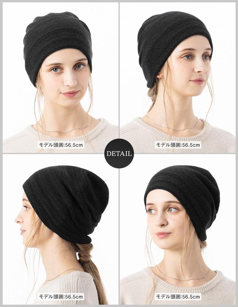 Шапка Aria Knit Большая Свободная Медицинская Холодная Погода Один Размер Подходит Всем Белая Шапка Loo&c, 100% Хлопок, Женская, Размер, Посадка, Шапка, Защита, Наушники, Сезон,