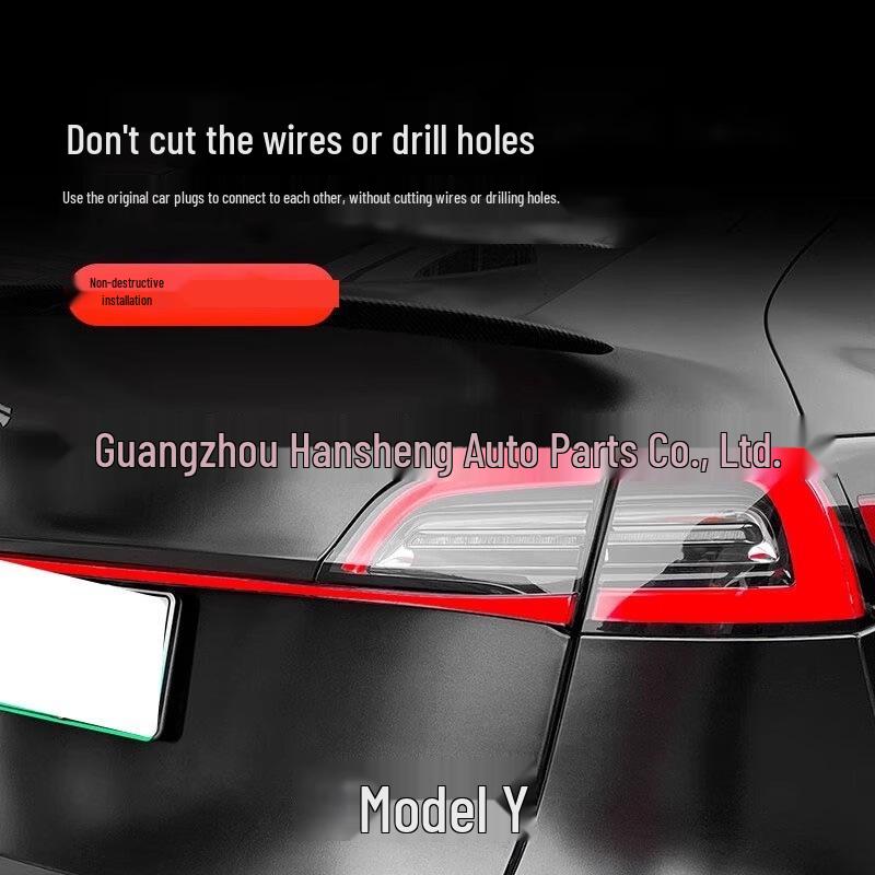 Комплект для модификации заднего фонаря багажника Tesla Model 3/Y, стоп-сигнала и указателя поворота